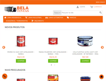 Tablet Screenshot of belatintas.com.br